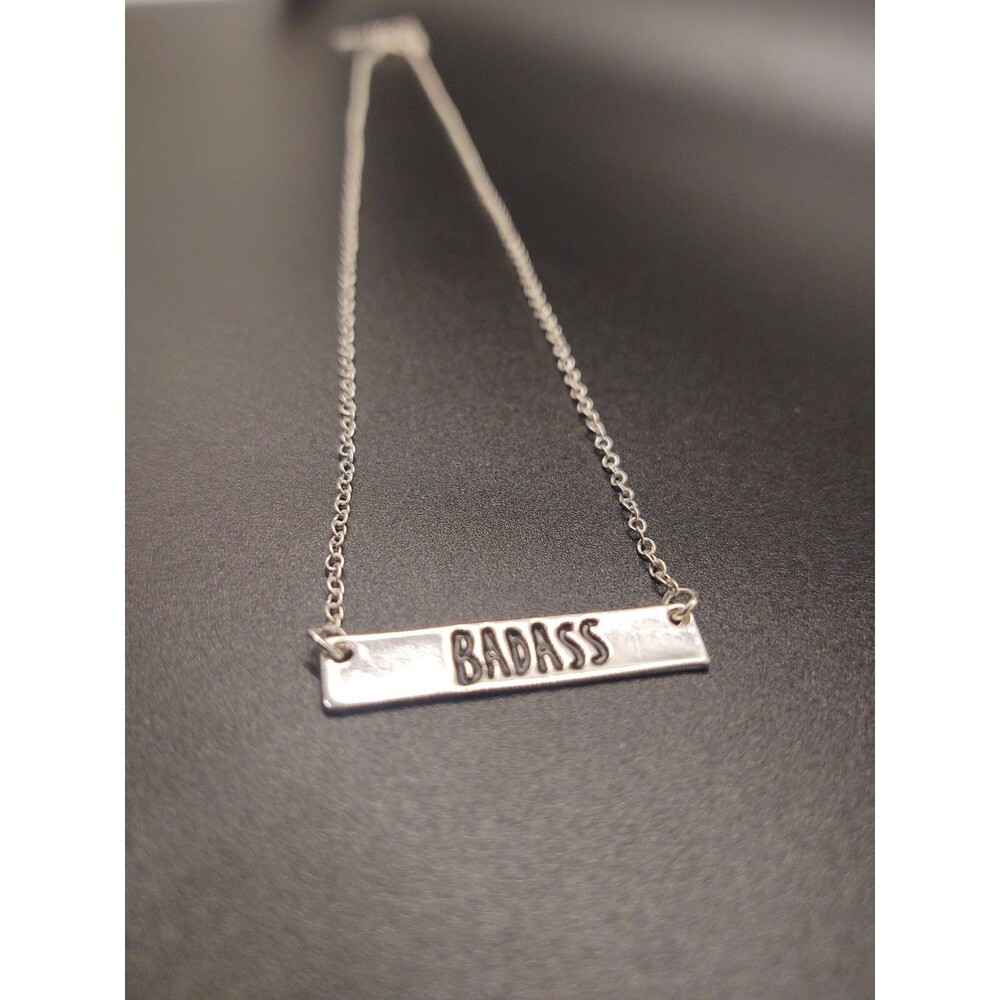Sterling Silver Name Plate Necklace, Necklace for Her, Gift for Her